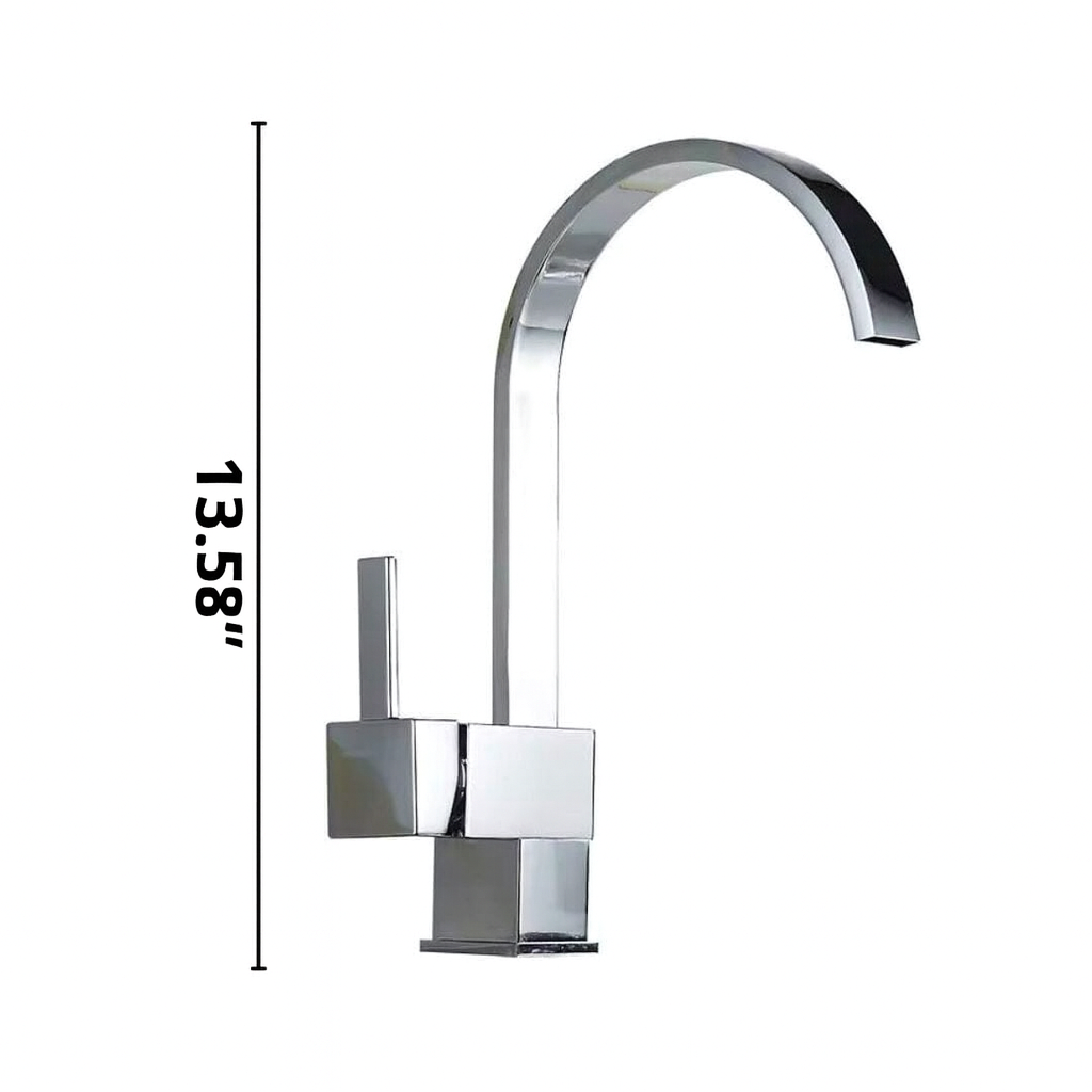 GiroLux 360° Stainless Steel Kitchen Faucet – Single Handle