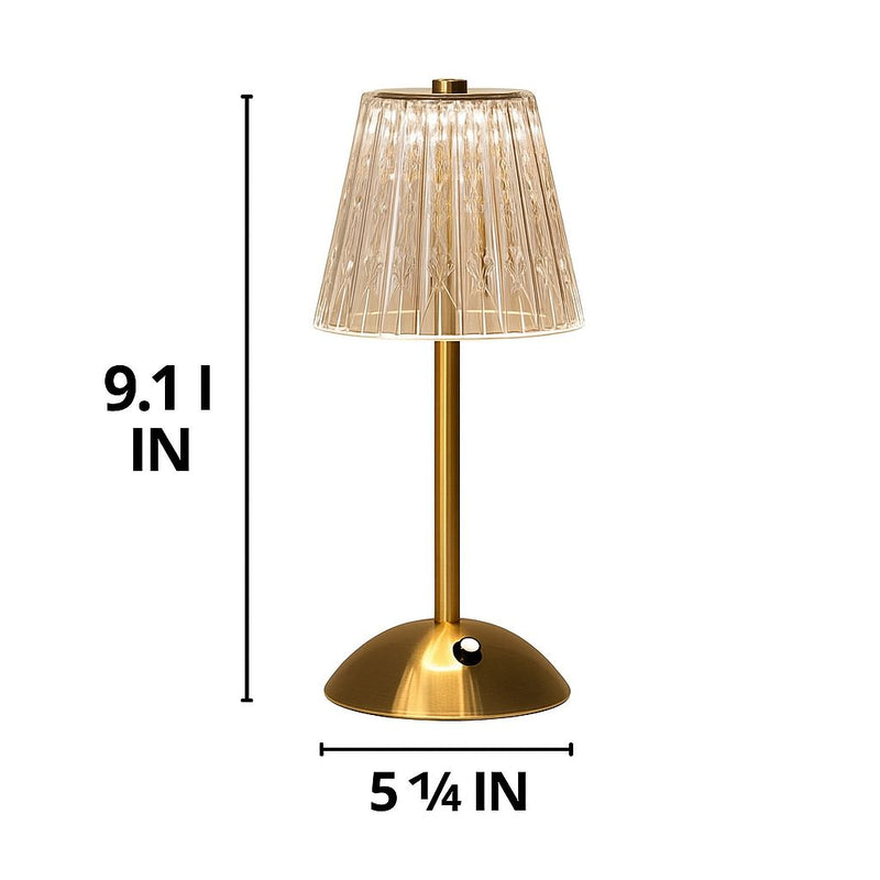 Vintage Rechargeable Wireless Table Lamp – Portable Bedside Light