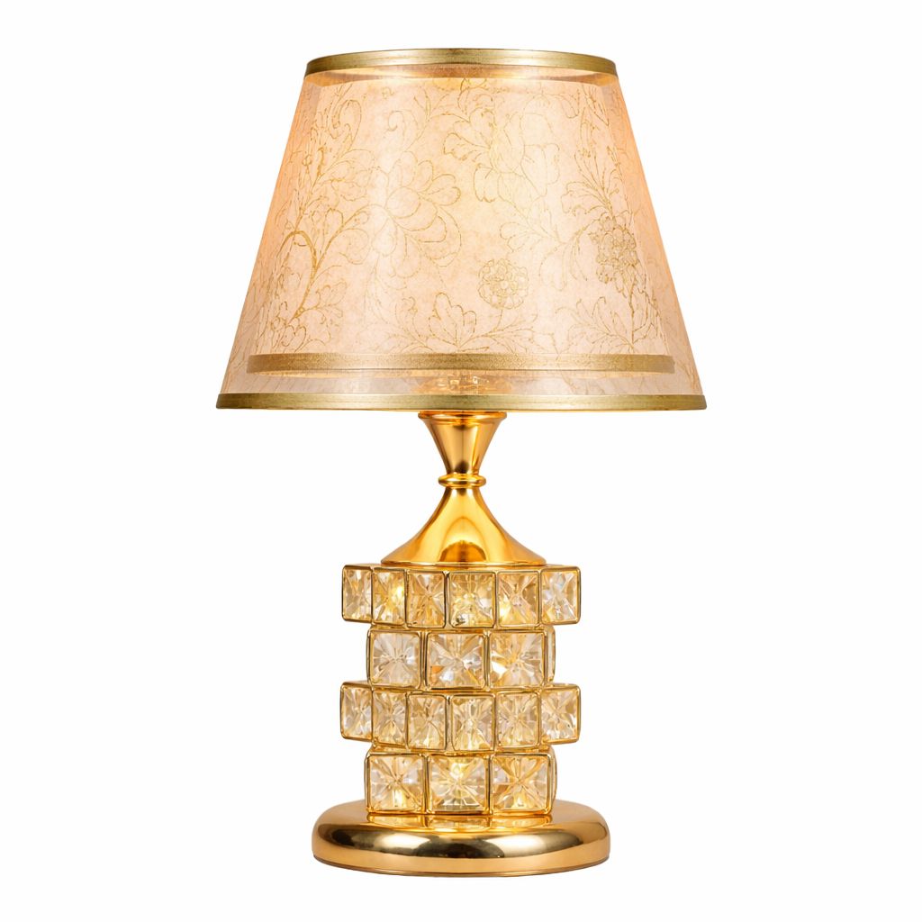Classic Elegance Crystal Table Lamp