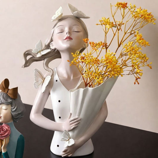 Bella Butterfly Polka Dot Sculpture & Flower Holder (Limited Edition)