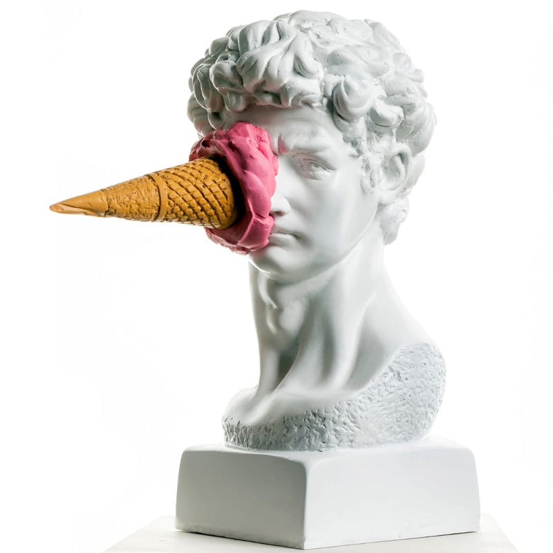 Creative Greek David Sculpture by Michelangelo