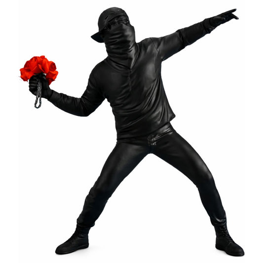 Banksy Flower Thrower Sculpture