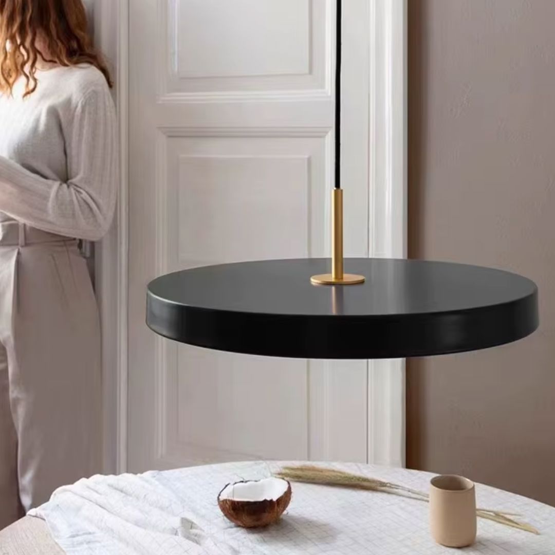 Nordic Minimalist Discus Pendant Light