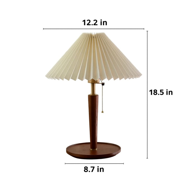 Retro Vienna Pleated Table Lamp