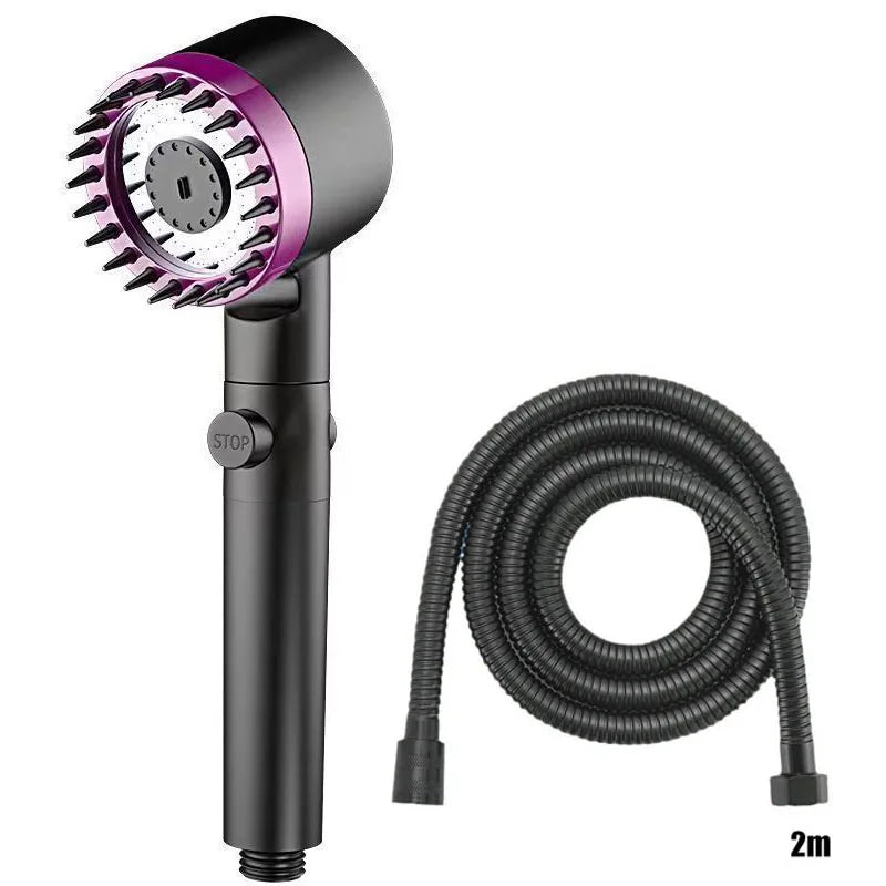 4-Mode Water Filter Shower Head