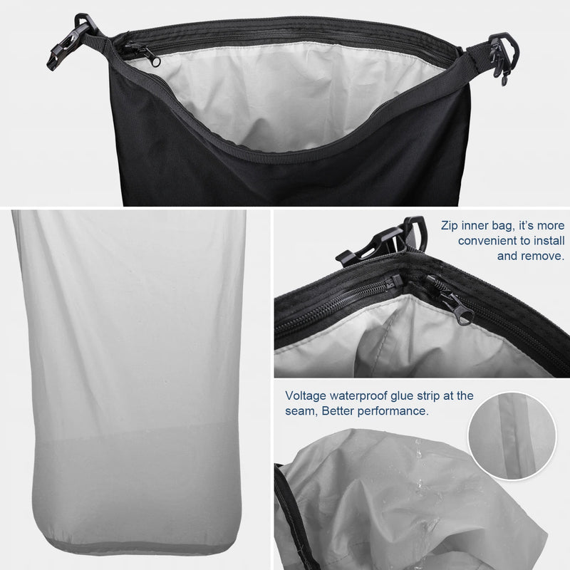 Rhinowalk Motorcycle Saddle Bag – Waterproof 10/20/30L Multifunctional Luggage