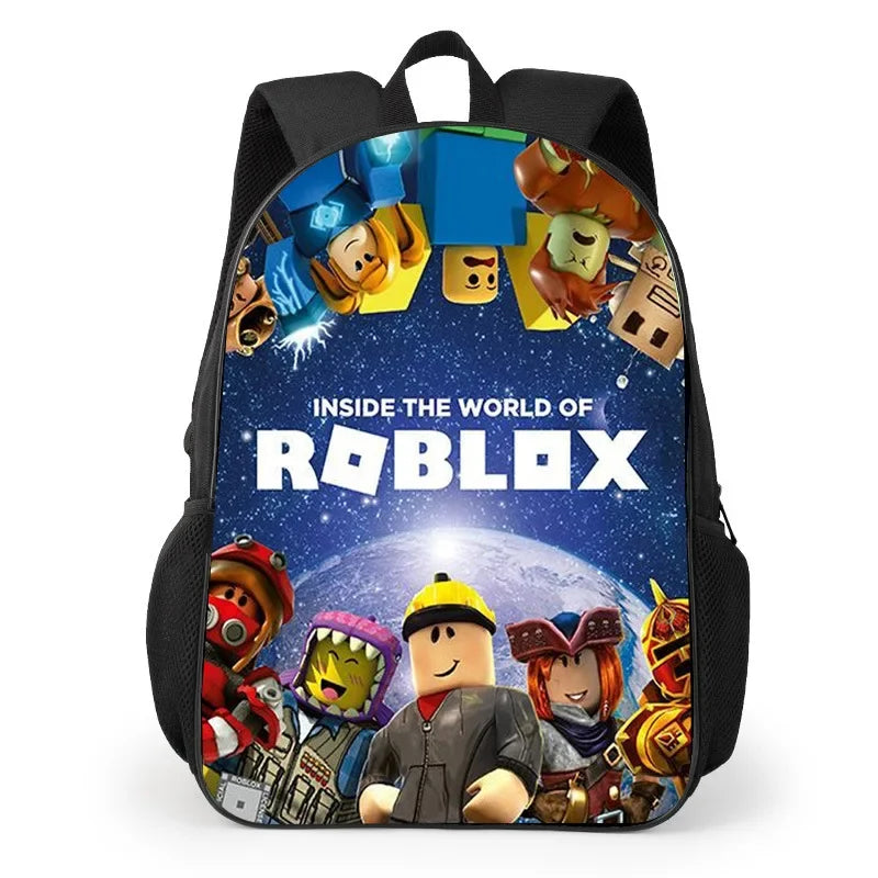 Roblox Cartoon Backpack – Stylish School & Travel Bag