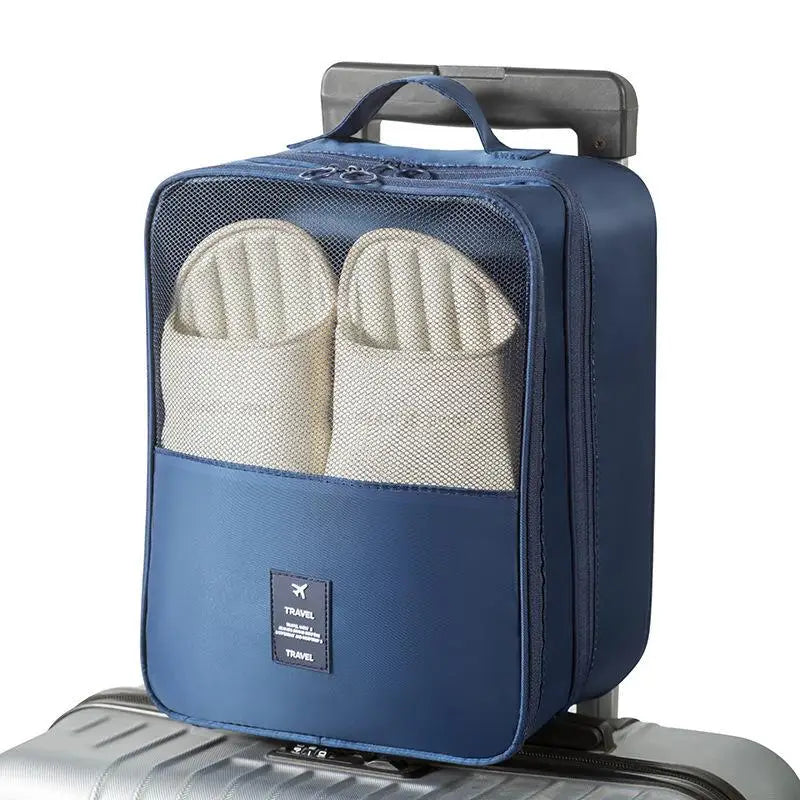 Travel Shoe Bags – 3-Pair Capacity, Compact & Space-Saving
