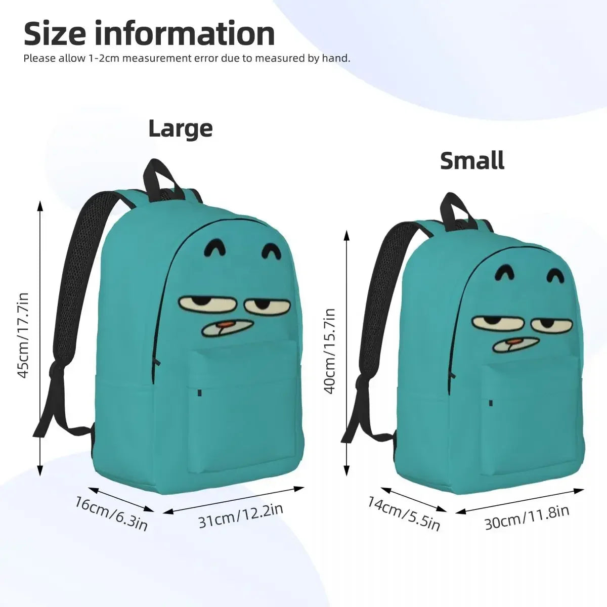 Gumball Cartoon Backpack – Unisex School, College & Travel Daypack