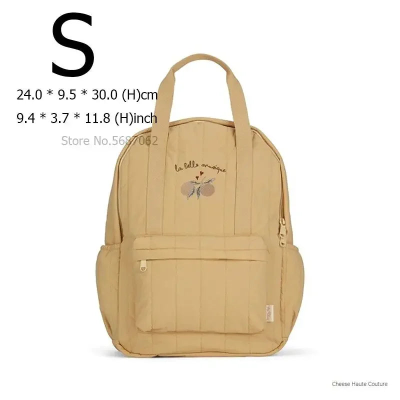 Kids Cherry Backpack – Cute Parent-Child Travel & School Bag