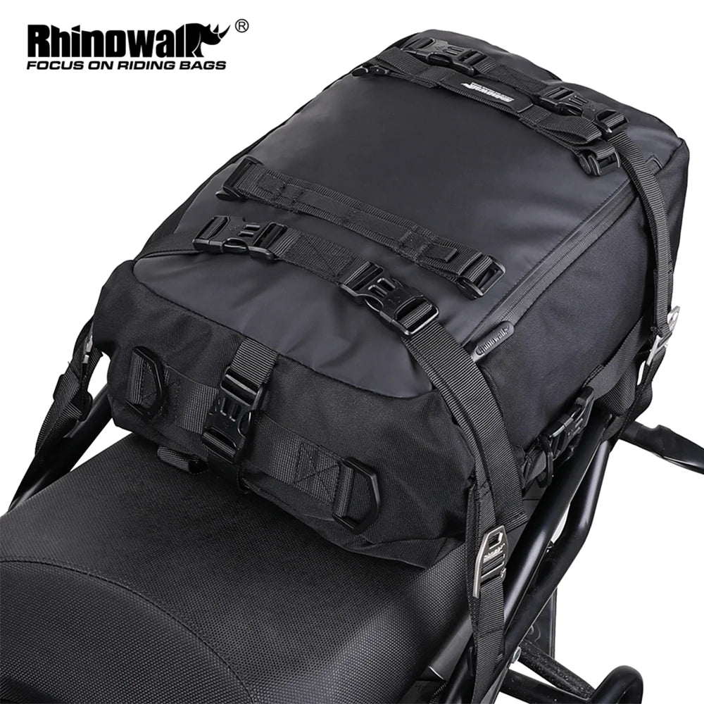 Rhinowalk Motorcycle Saddle Bag – Waterproof 10/20/30L Multifunctional Luggage
