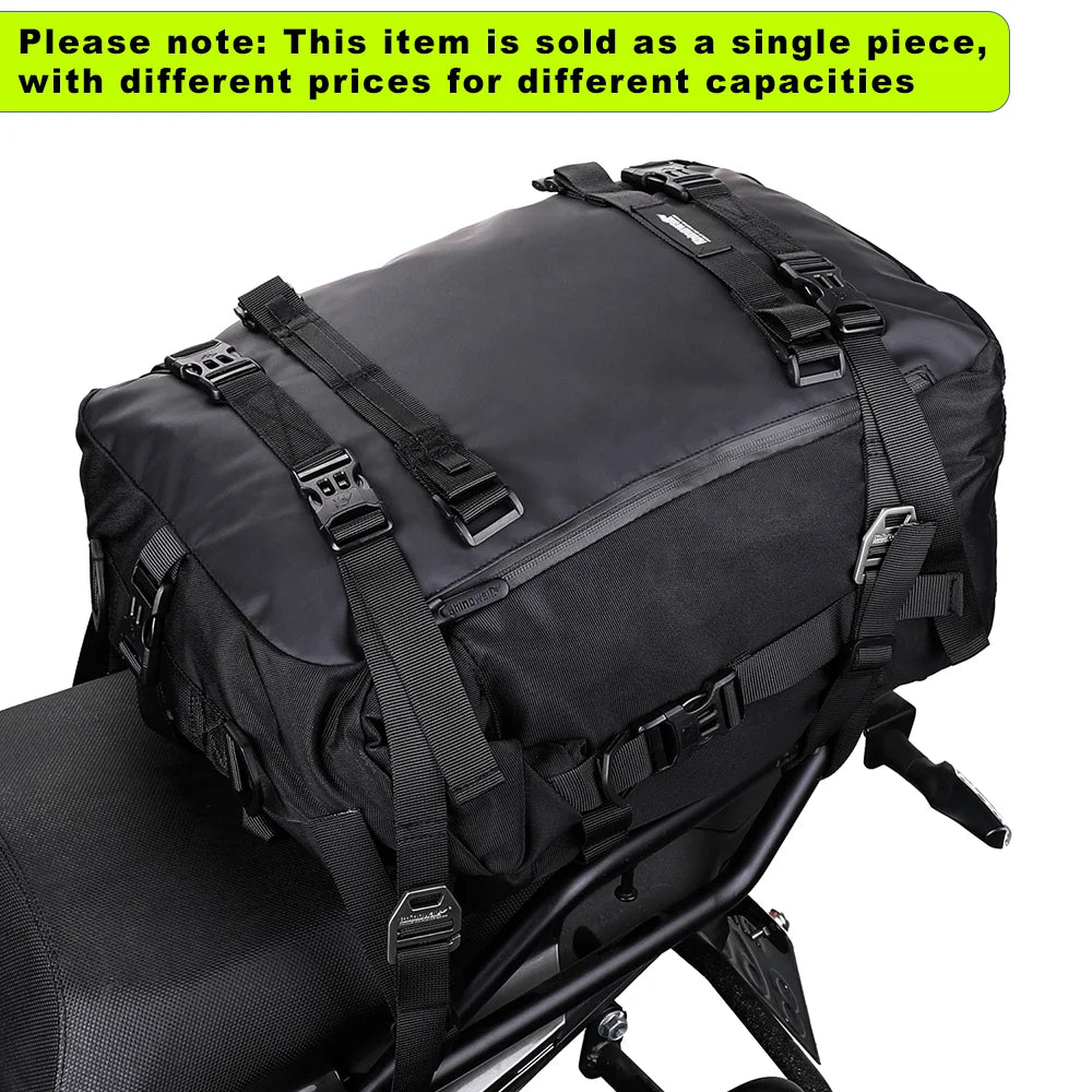 Rhinowalk Motorcycle Saddle Bag – Waterproof 10/20/30L Multifunctional Luggage