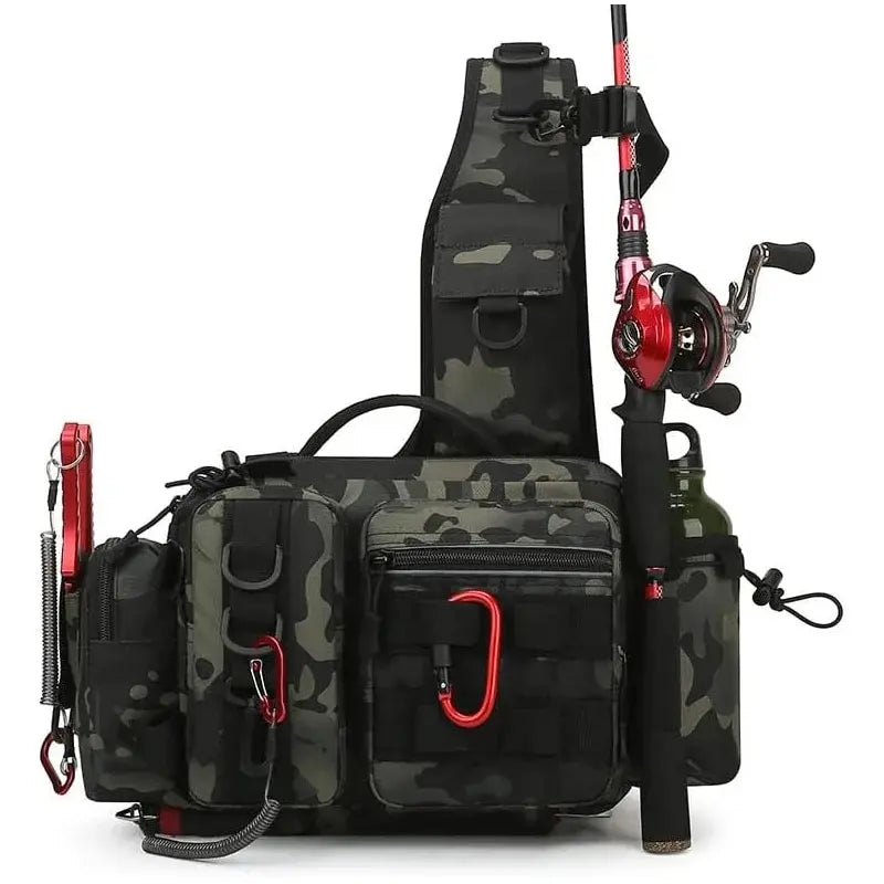 Fishing Tackle Backpack – Rod Holder & Gear Storage
