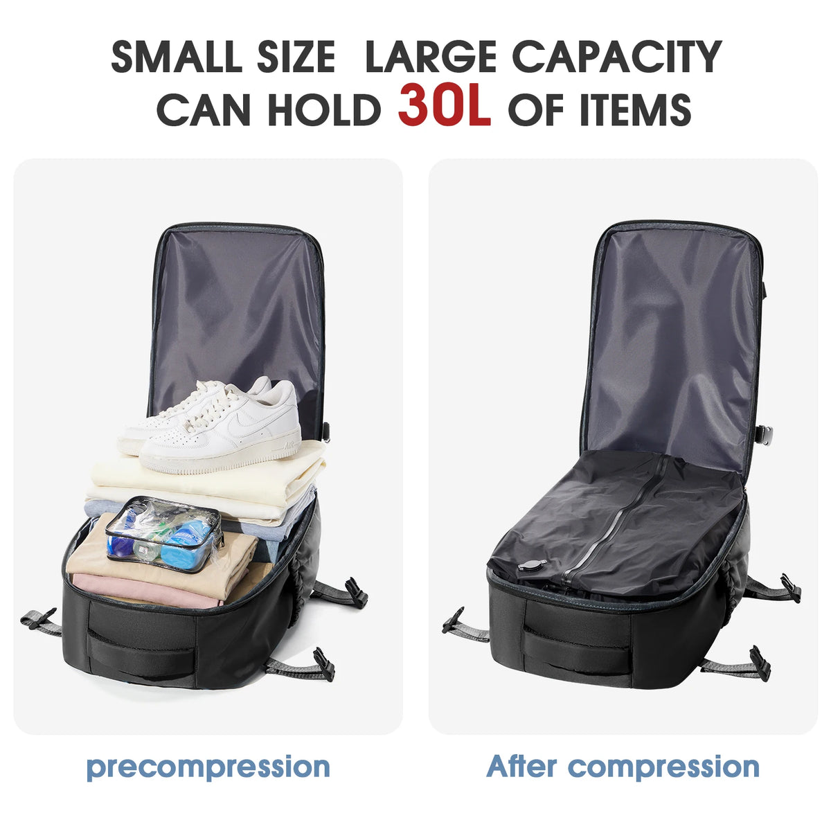 Expandable Travel Backpack – Large Capacity Laptop Backpack for Business, Travel & Everyday