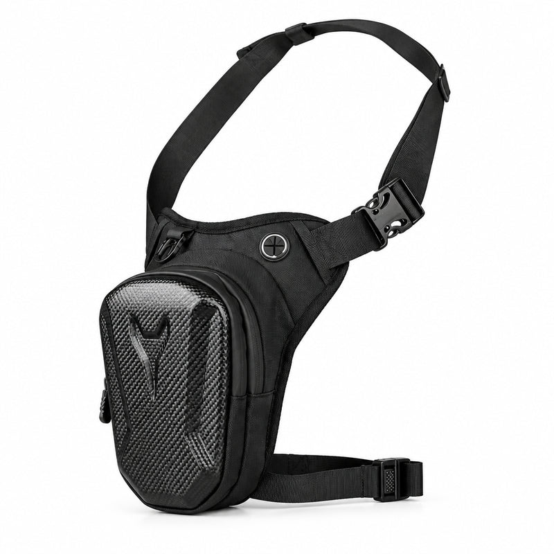 HOMEFISH Motorcycle Leg Bag – EVA Hard Shell, Compact & Durable