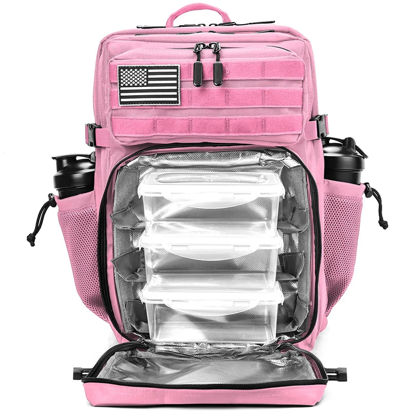 45L Insulated Meal Prep Backpack – Tactical Cooler Bag for Gym & Travel