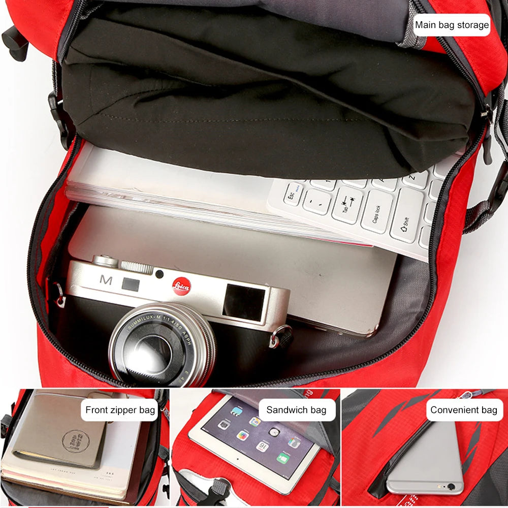 40L Waterproof Hiking Backpack – Lightweight & Foldable Travel Bag