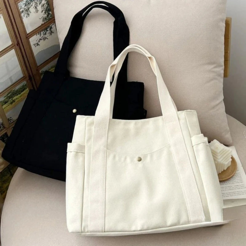 Large Canvas Tote Bag – Stylish & Practical