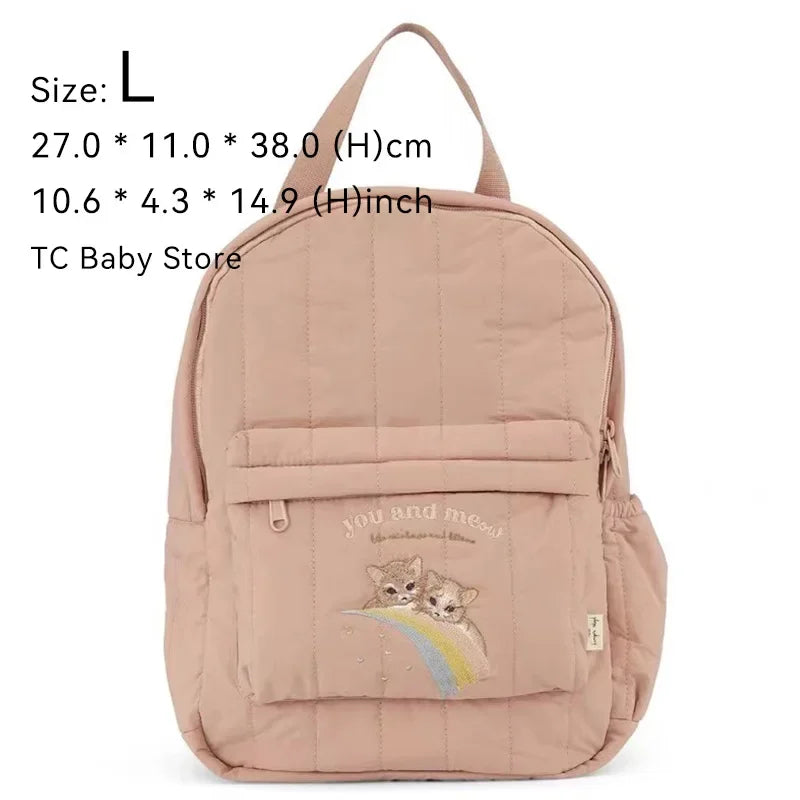 Kids Cherry Backpack – Cute Parent-Child Travel & School Bag