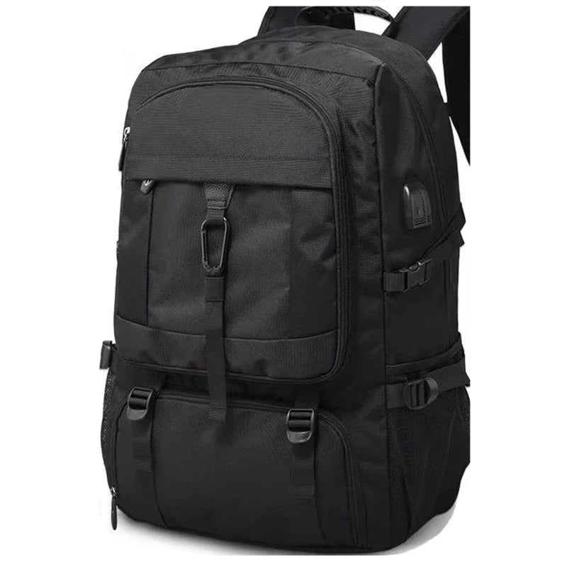 Large 50L/80L Travel Backpack – Waterproof with Separate Shoe Compartment