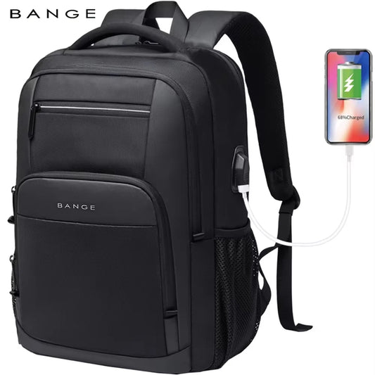 BANGE 15.6" Laptop Backpack – Waterproof Travel & Business Bag