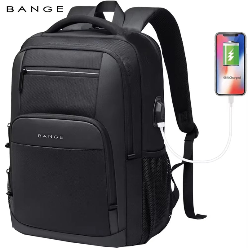 BANGE 15.6" Laptop Backpack – Waterproof Travel & Business Bag