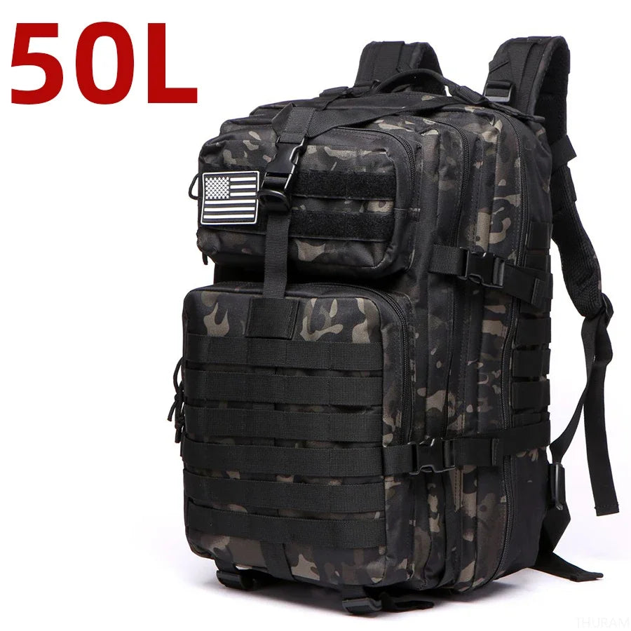 Waterproof Tactical Outdoor Backpack – 25L/50L