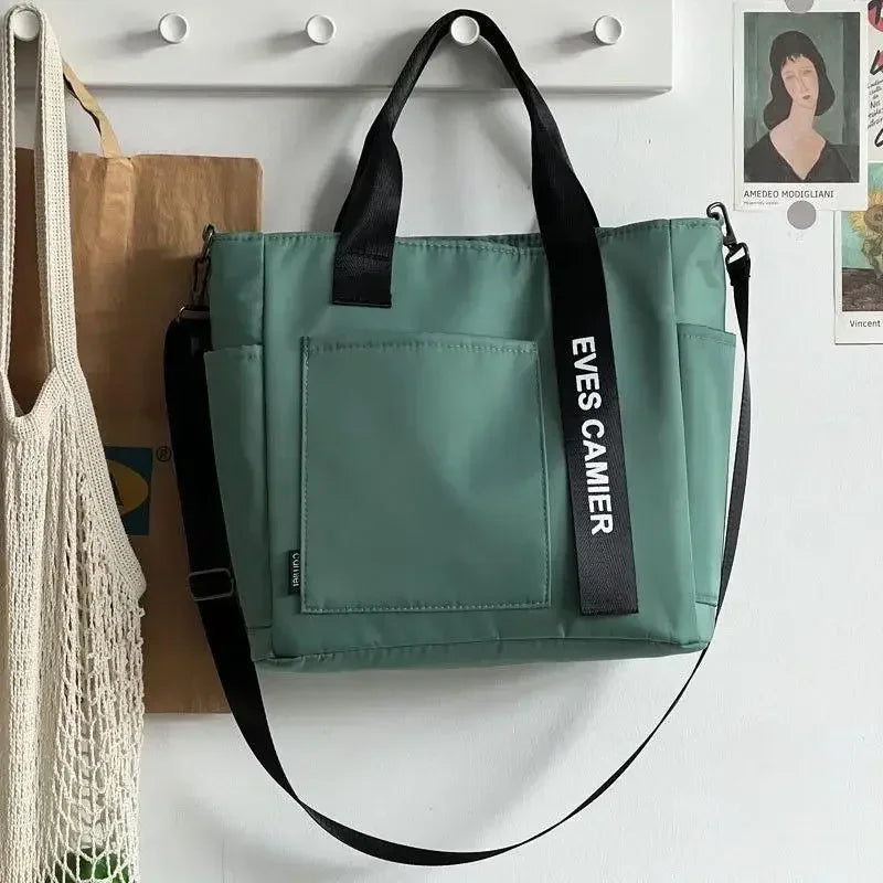 Waterproof Nylon Tote Bag – Large Capacity & Stylish Shoulder Bag