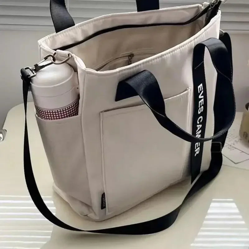 Waterproof Nylon Tote Bag – Large Capacity & Stylish Shoulder Bag