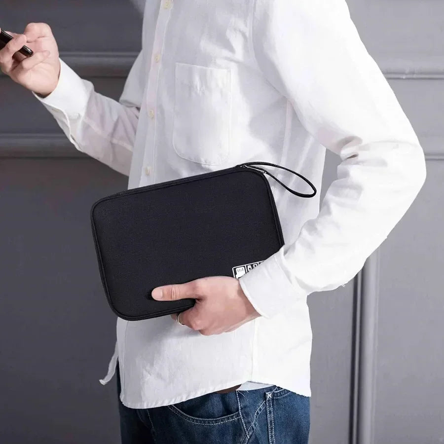 Multifunctional Travel Organizer – Compact Storage Pouch for Cables, Hard Drives & Small Items