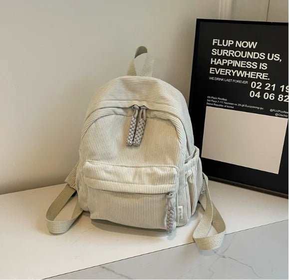 Personalized Kids Backpack – Custom Name, Corduroy & Toddler School Bag