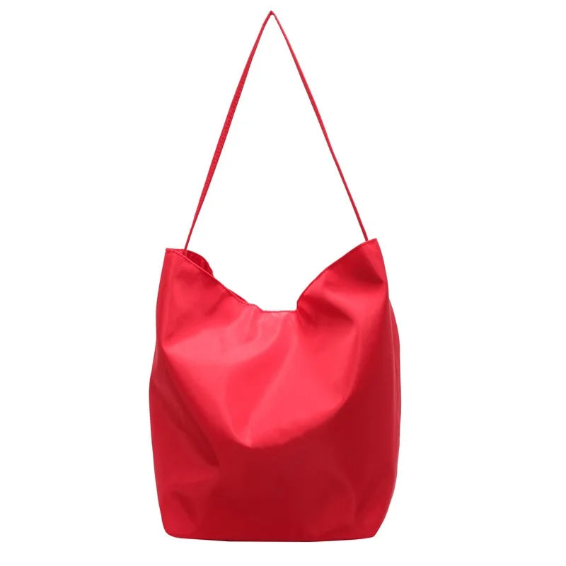 Minimalist Tote Shoulder Bag – Large Capacity & Retro Style