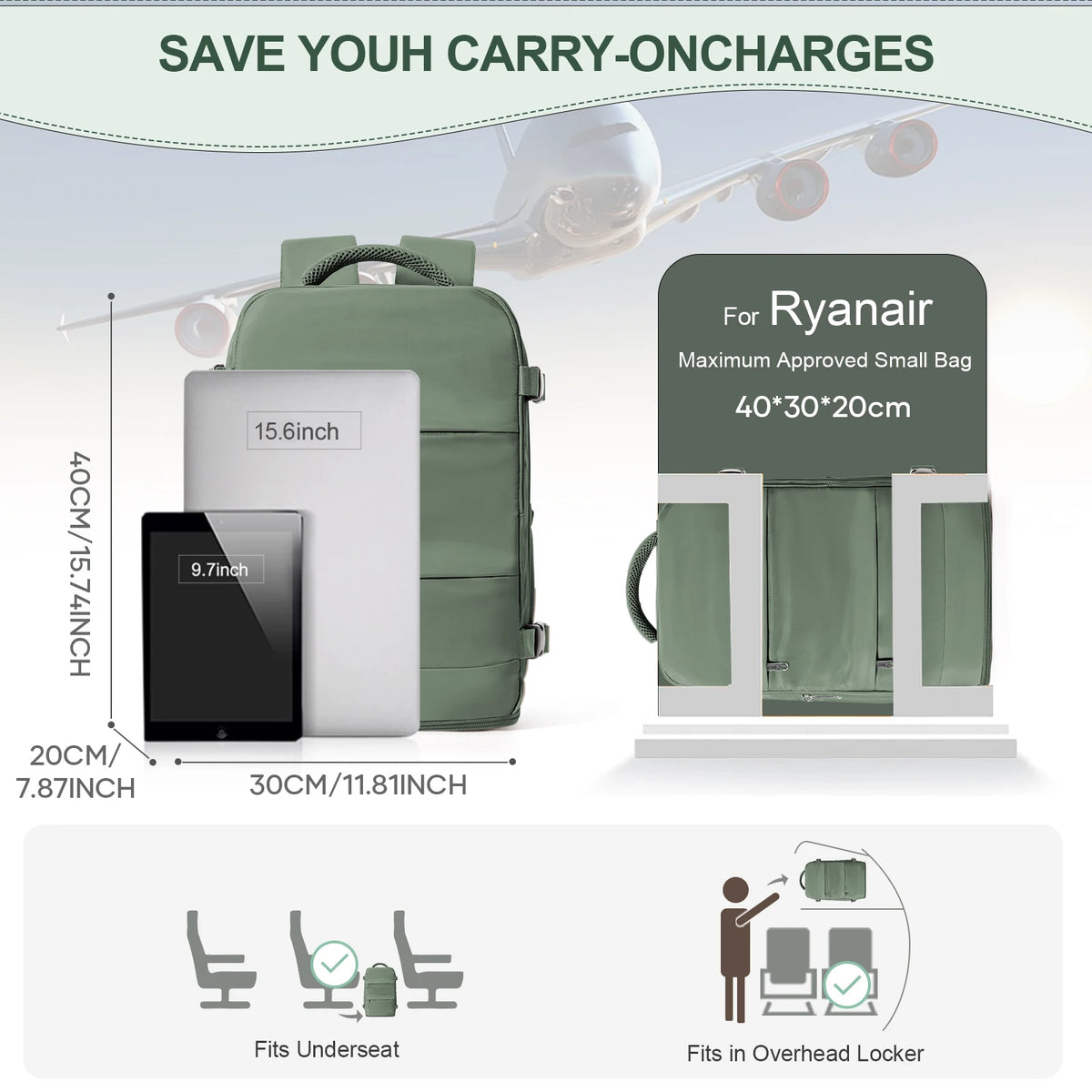 Cabin Travel Backpack – Airline-Friendly Carry-On Backpack for Men & Women