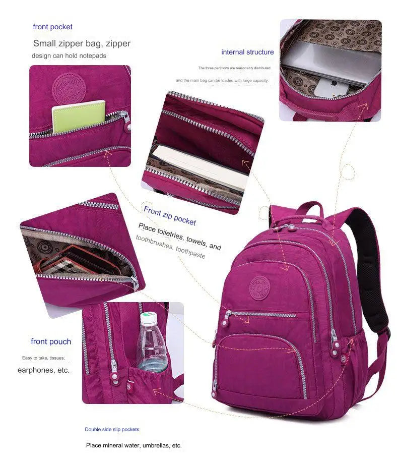 Water-Resistant School Backpack – Stylish Laptop & Travel Backpack for Teens & Adults