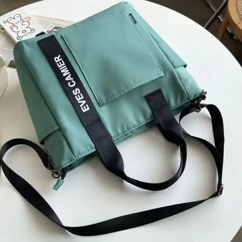Waterproof Nylon Tote Bag – Large Capacity & Stylish Shoulder Bag