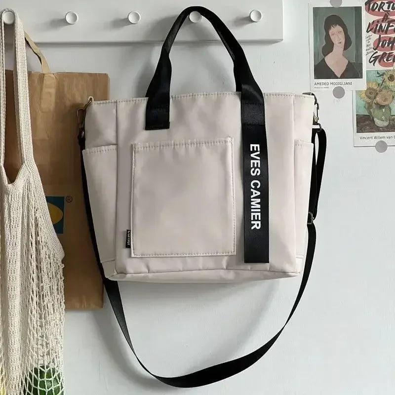 Waterproof Nylon Tote Bag – Large Capacity & Stylish Shoulder Bag