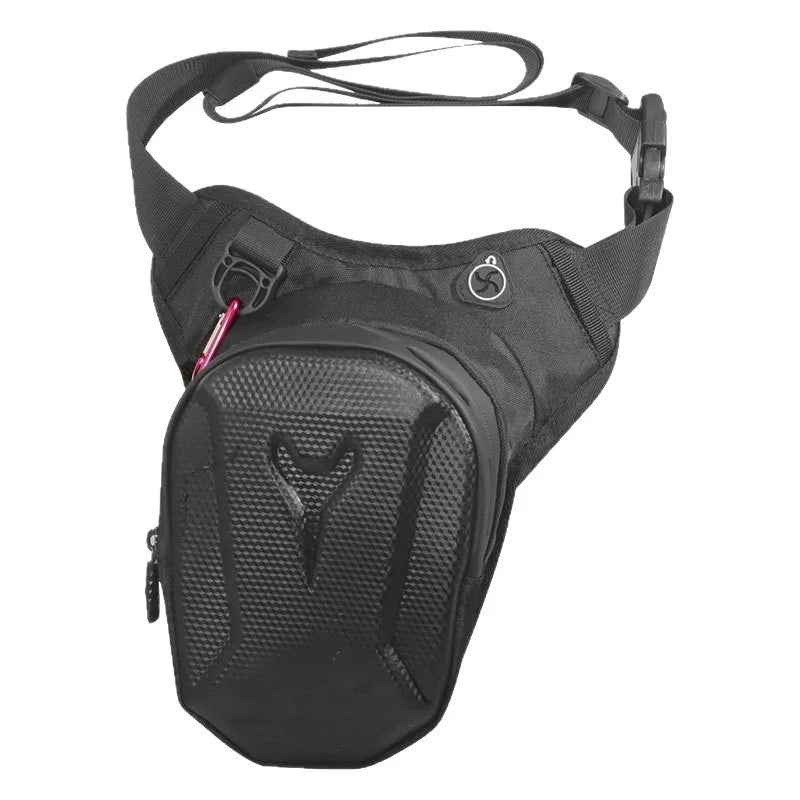 HOMEFISH Motorcycle Leg Bag – EVA Hard Shell, Compact & Durable