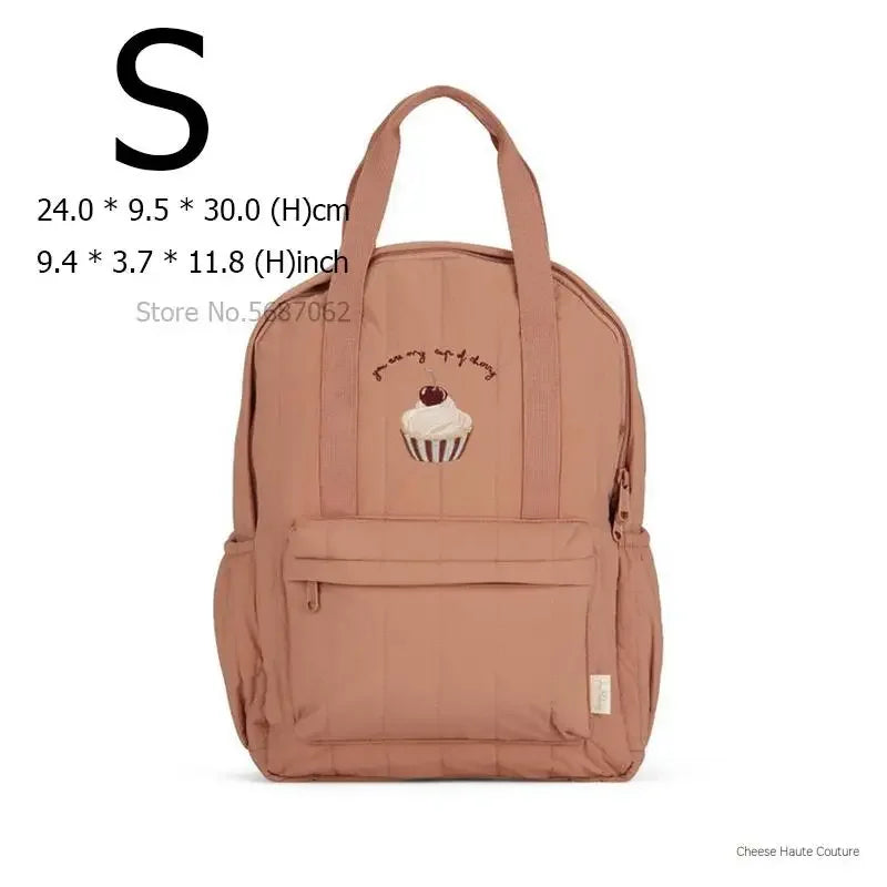 Kids Cherry Backpack – Cute Parent-Child Travel & School Bag