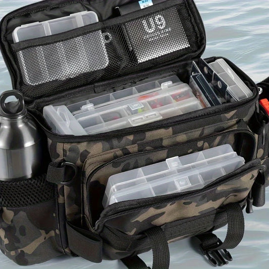 Fishing Gear Bag – Canvas Waist & Crossbody Shoulder Bag