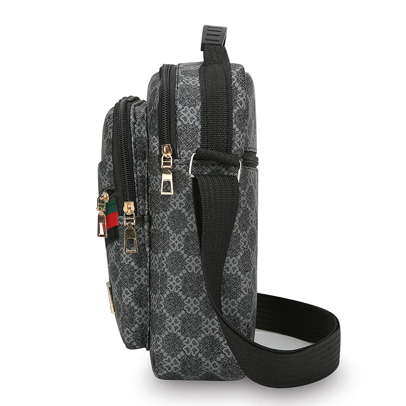 Men’s Waterproof Crossbody Bag – Large Capacity Business & Travel Sling
