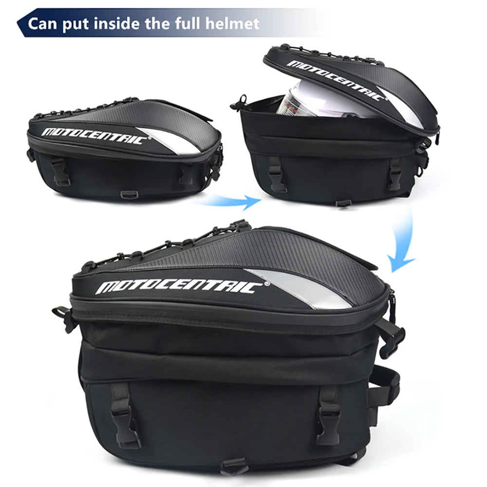 Waterproof Motorcycle Backpack – Multifunctional Tail Bag