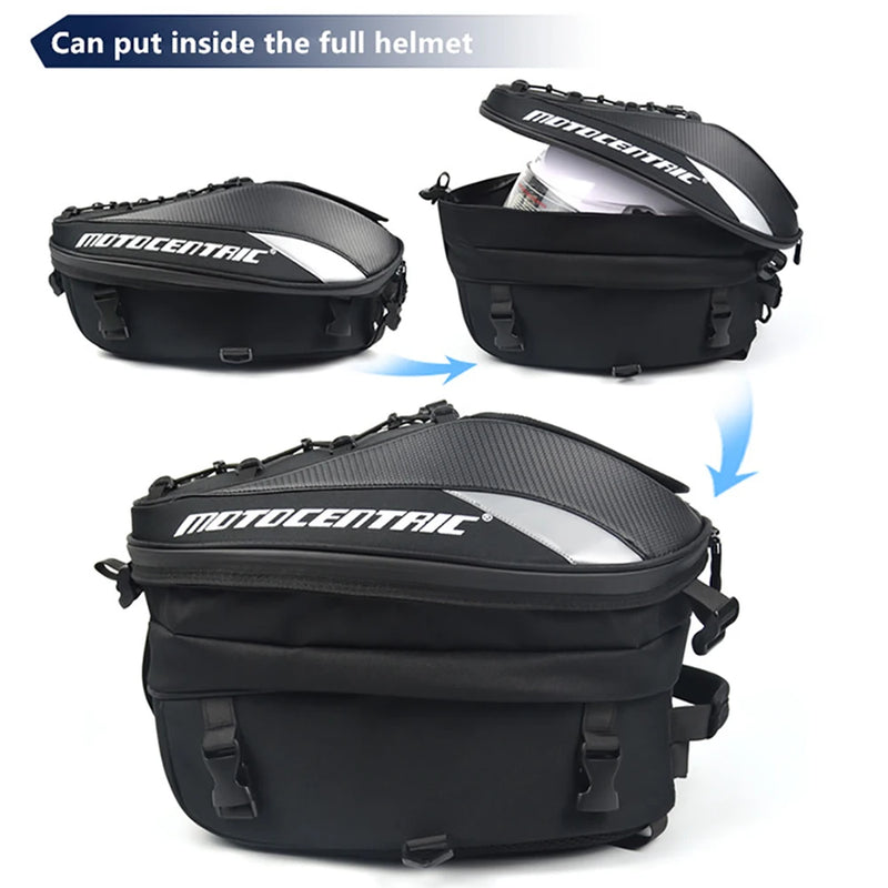 Waterproof Motorcycle Backpack – Multifunctional Tail Bag