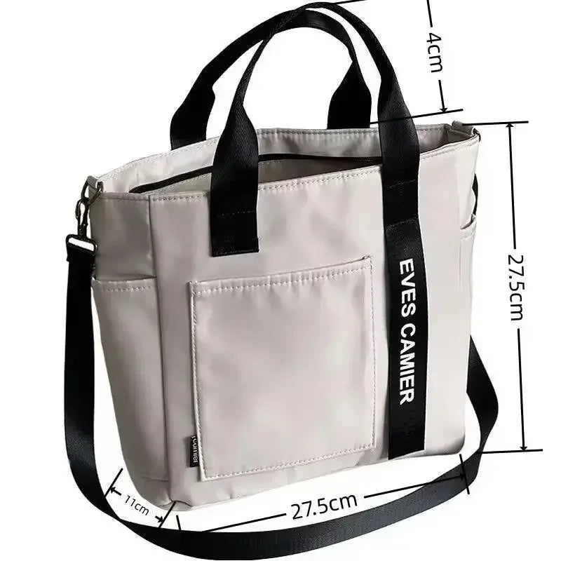 Waterproof Nylon Tote Bag – Large Capacity & Stylish Shoulder Bag