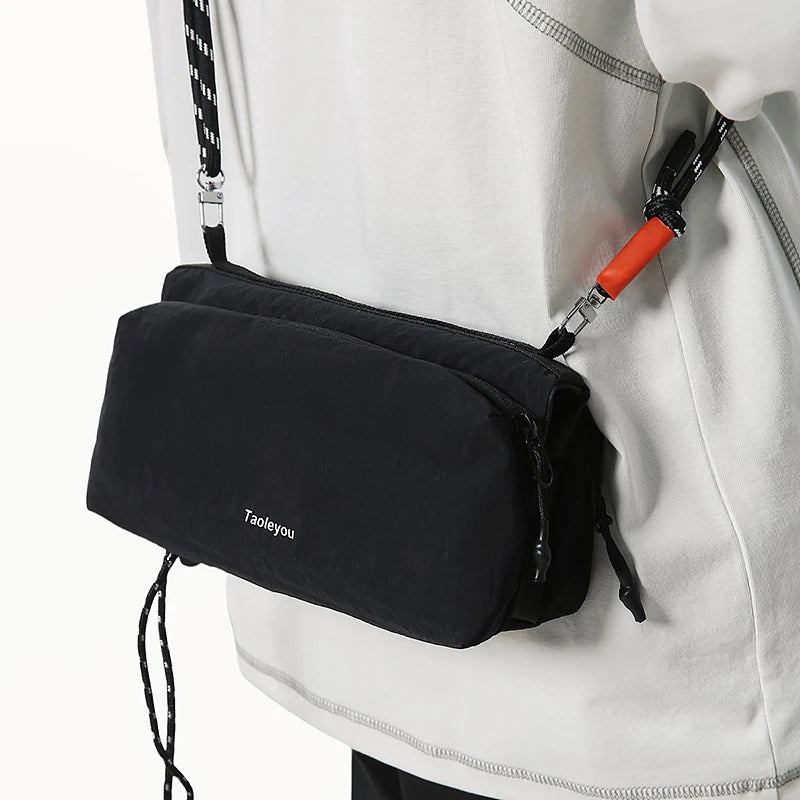 Aquarius AQUARIUS Unisex Outdoor Backpack – Lightweight Multi-Layer Crossbody Bag- same style for both men and women, outdoor mountaineering cross-body bag, lightweight, multi-layered small c