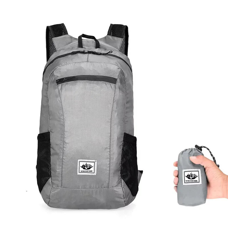 Ultra-Light Foldable Backpack – Waterproof & Compact Travel Bag