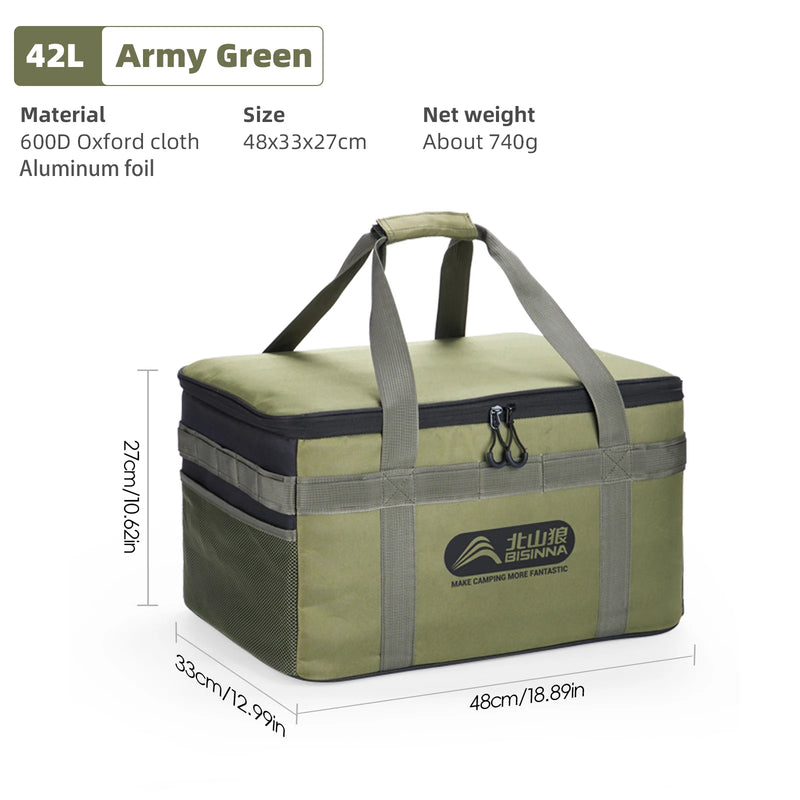 BISINNA 26L–42L Camping Storage Bag – Foldable & Versatile