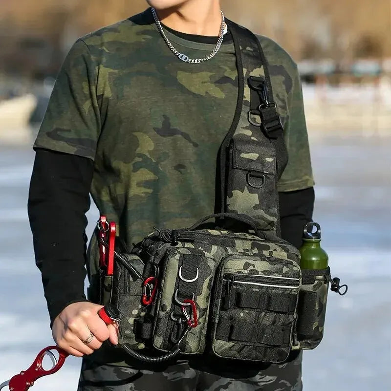 Fishing Tackle Backpack – Rod Holder & Gear Storage