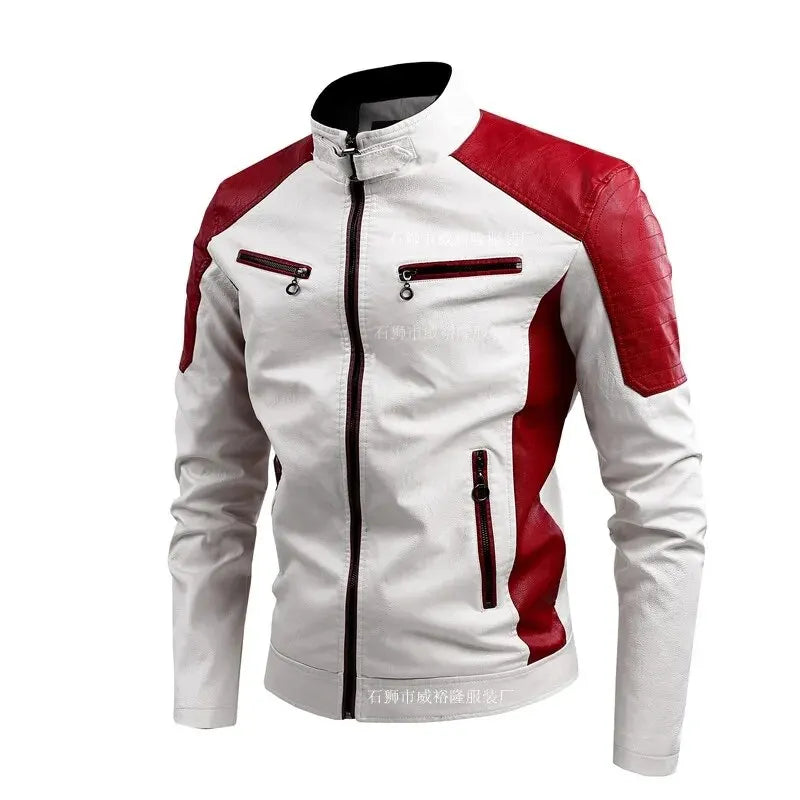 Men's Slim-Fit Waterproof Motorcycle Jacket