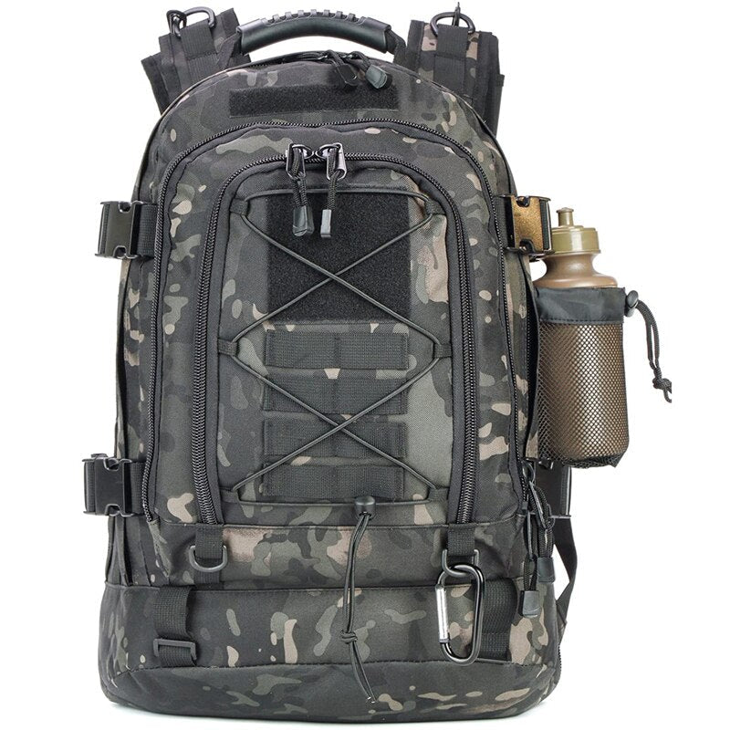 Expandable 60L Military Tactical Backpack – Large Capacity for Travel & Outdoor Adventures