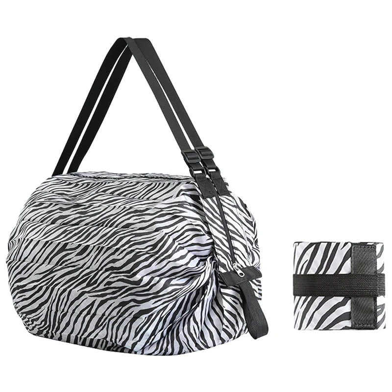 Foldable Waterproof Shopping Bag – Portable & Reusable Travel Bag
